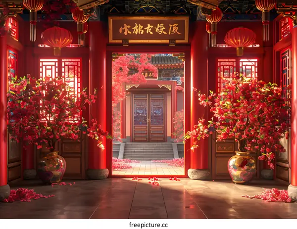 Chinese courtyard