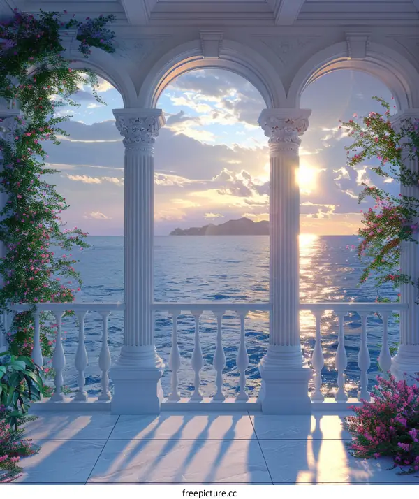 Balcony with Mediterranean Sea View