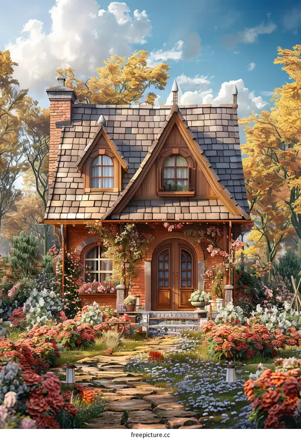 cottage in the woods