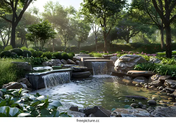 Landscape design renderings