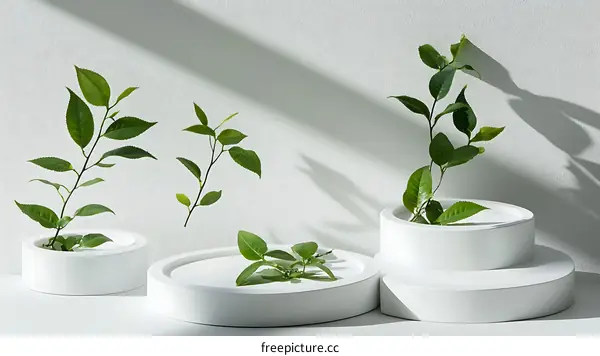Modern Minimalist Plant Display