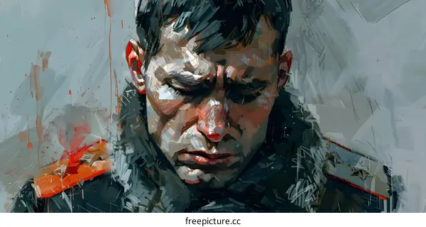 Portrait of a soldier