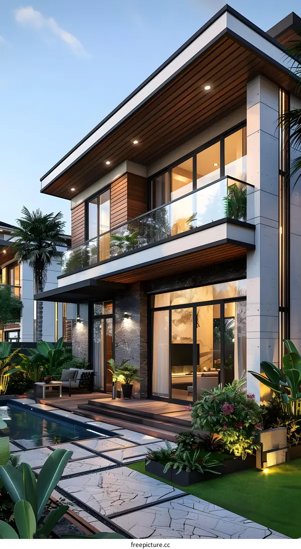 Modern style villa