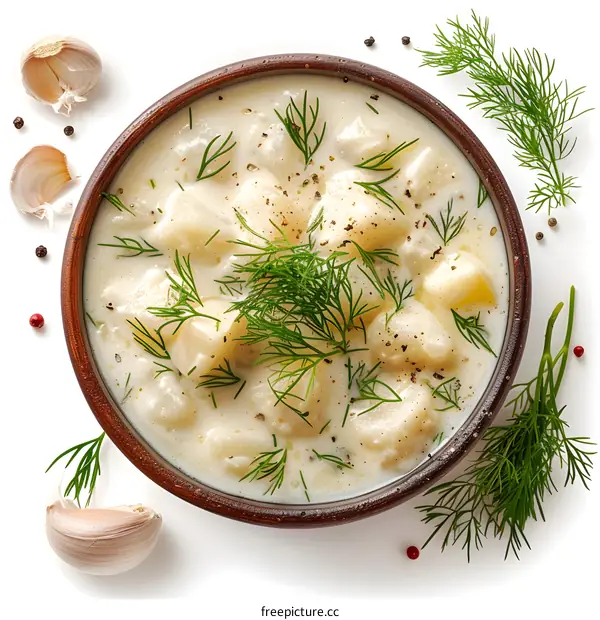 Creamy Potato and Cauliflower Soup