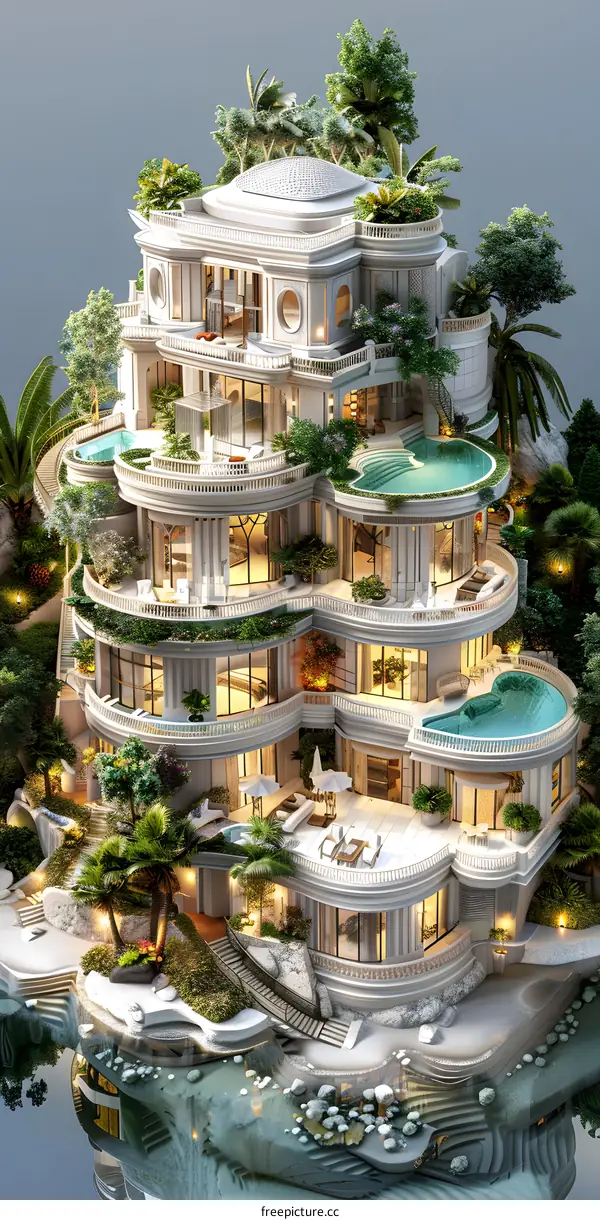 Luxury villa on Palm Jumeirah, Dubai