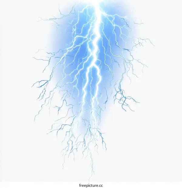 Abstract Lightning Bolt Graphic Design