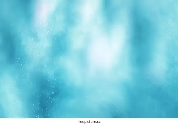 Abstract Light Blue Background with Subtle Particles
