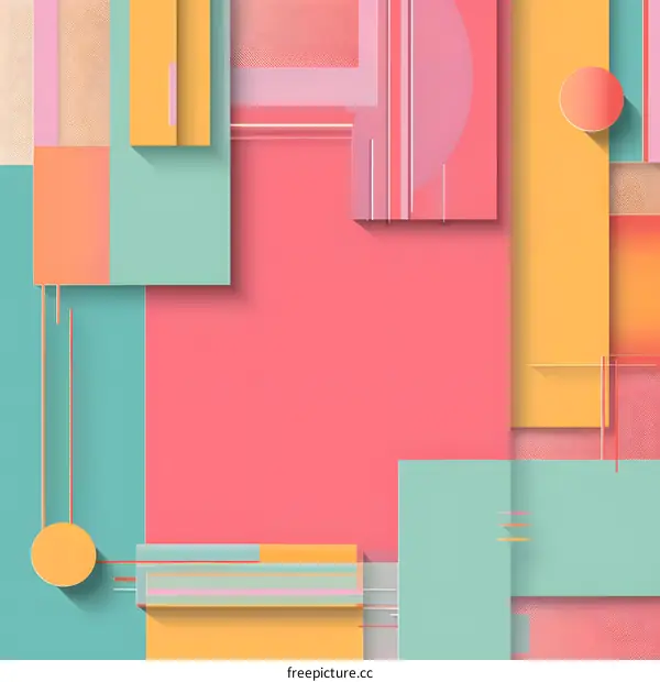 Abstract Geometric Shapes Background Design