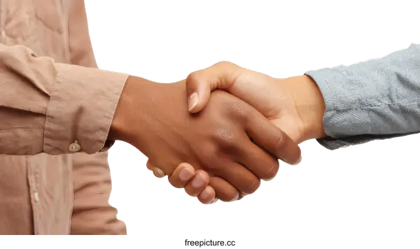 [Transparent Background PNG]Business Partnership Agreement Handshake