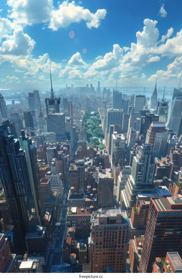 Central Park and Midtown Manhattan