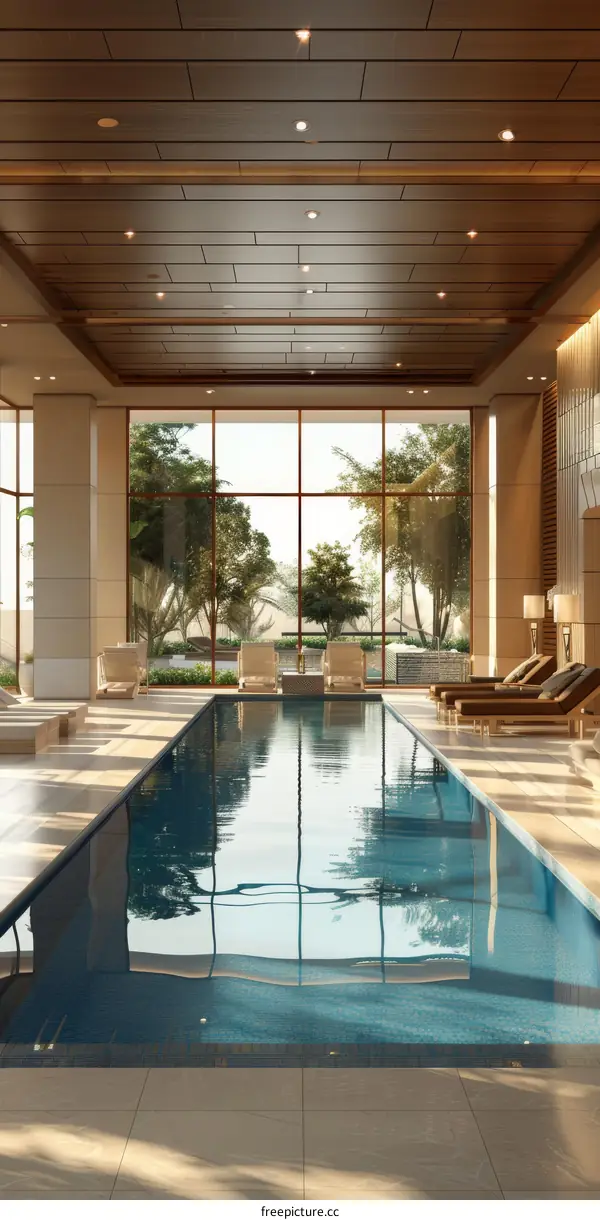 Modern Design Luxury Indoor Swimming Pool