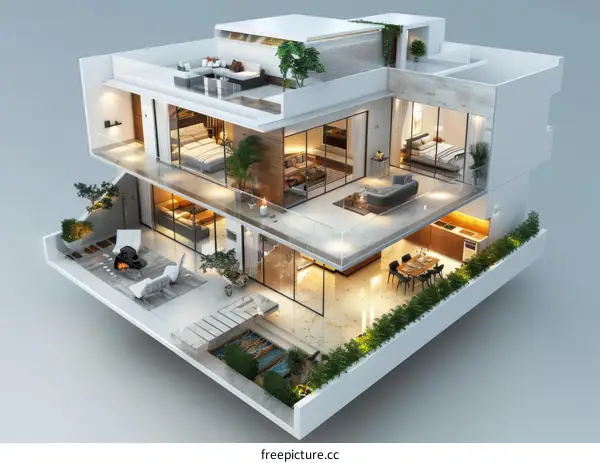 3D Interior Design Visualization