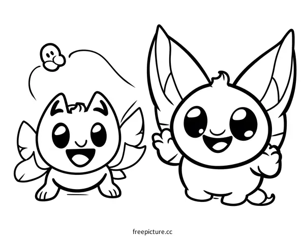 Cute Cartoon Characters With Big Eyes