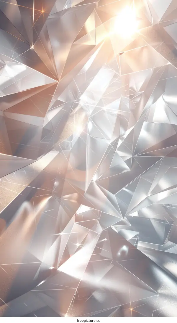 Shiny Geometric Shapes: Abstract 3D Rendering