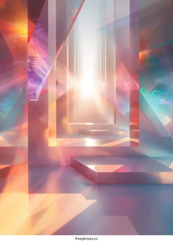 Glowing Portal to Another Dimension: A Dreamlike Journey