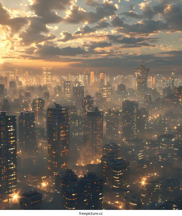 Science fiction city