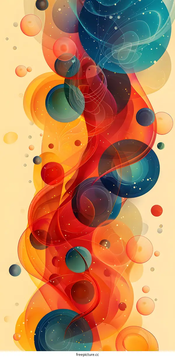 Colorful geometric pattern