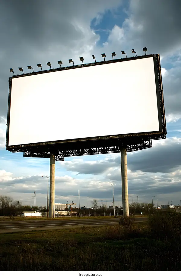 Blank Billboard for Advertisement