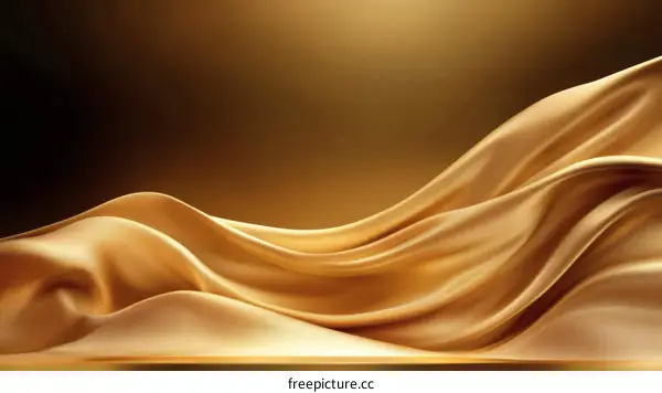 Golden Fabric Texture Design