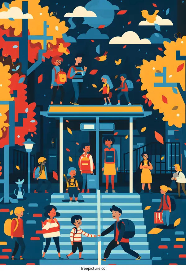 Back to School in the Fall with Backpacks