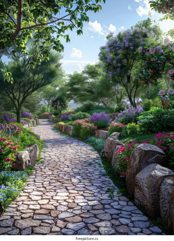 Discover the Enchanted Stone Path Leading to a Mystical Forest