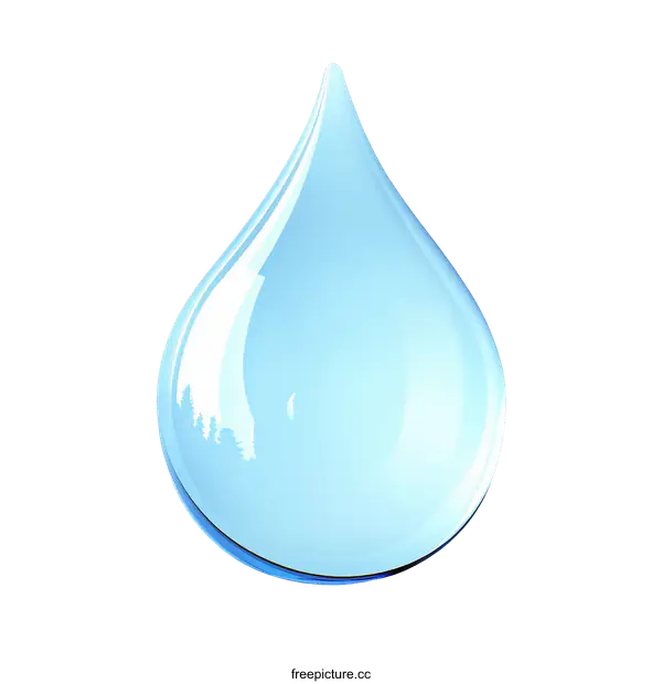 [Transparent Background PNG]Beautiful Water Droplet Illustration