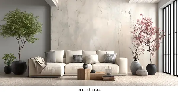 Modern Minimalist Living Room Interior Design