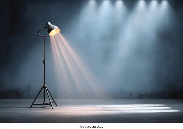 Industrial Style Studio Floor Lamp