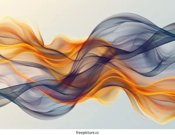 Abstract Colorful Wavy Gradient Backdrop