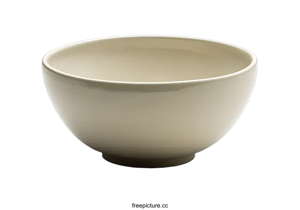 [Transparent Background PNG]White Ceramic Bowl on White Background