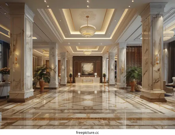 The magnificent lobby