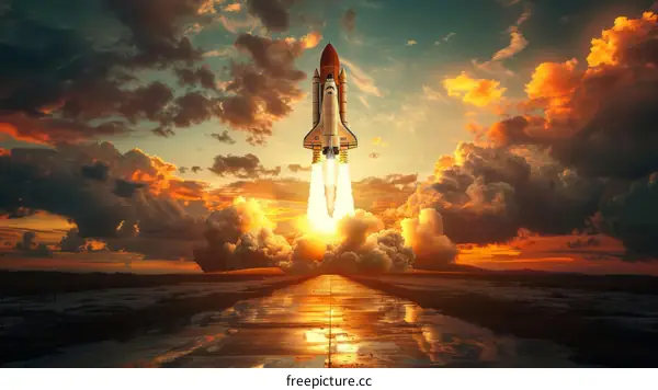 Space Shuttle Atlantis Launch: A Moment of Power and Exploration