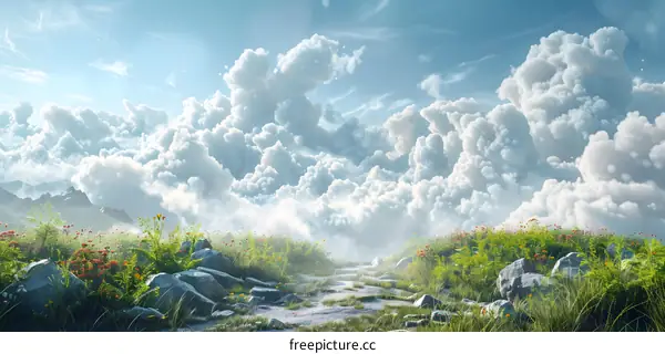 Fantasy cloudscape