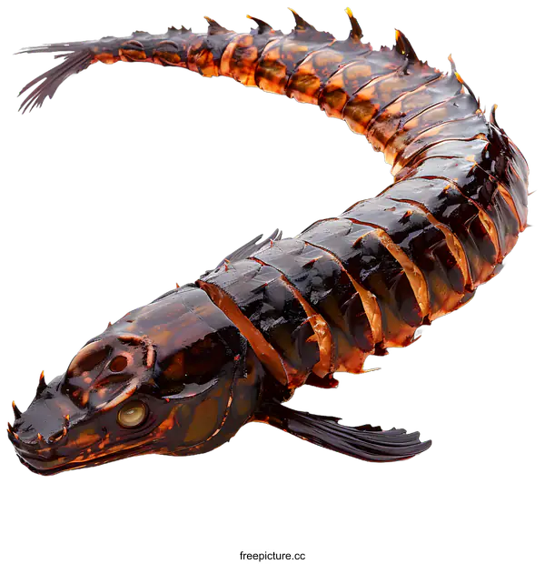 [Transparent Background PNG]Smoked Fish Delicacy on White Background