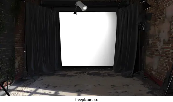 Black Curtains Photography Studio Backdrop