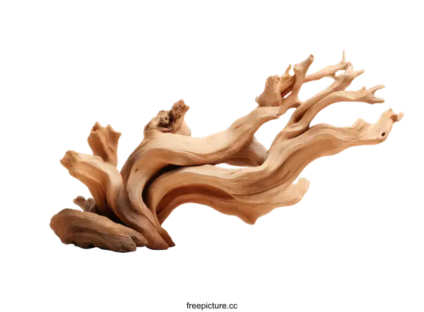 [Transparent Background PNG]Unique Artistic Driftwood Sculpture