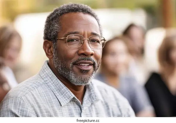 Portrait of a Thoughtful Senior Man