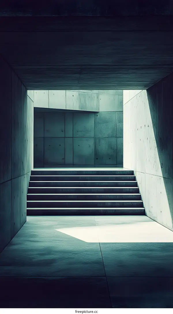 Modern Concrete Architecture Staircase