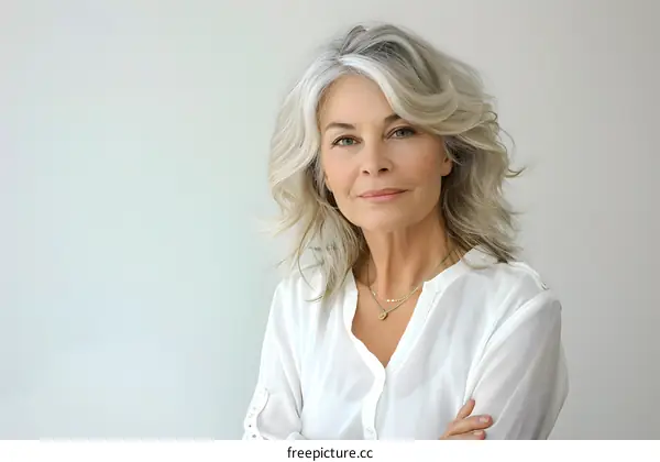 Portrait of a confident mature woman