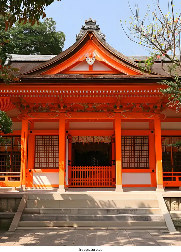 Japanese traditional architecture temple