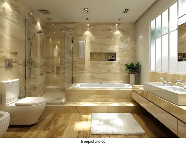 Modern Luxury Bathroom Interior Design
