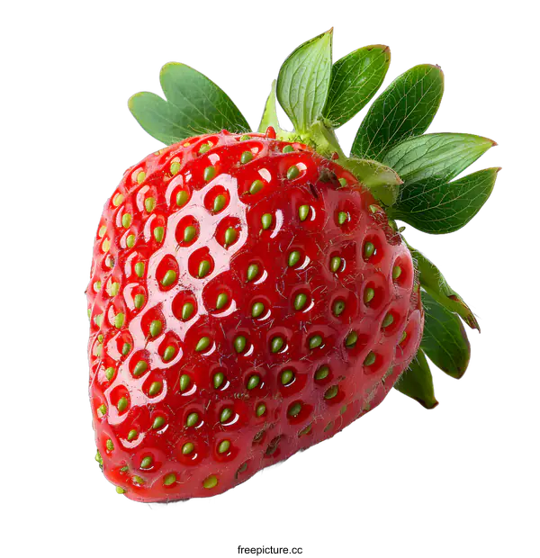 [Transparent Background PNG]single strawberry