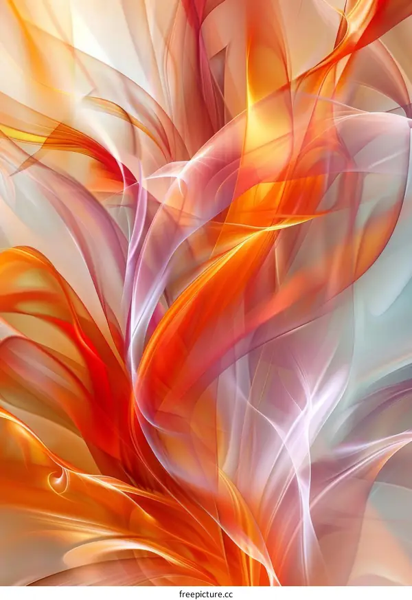 Abstract Flowing Colors