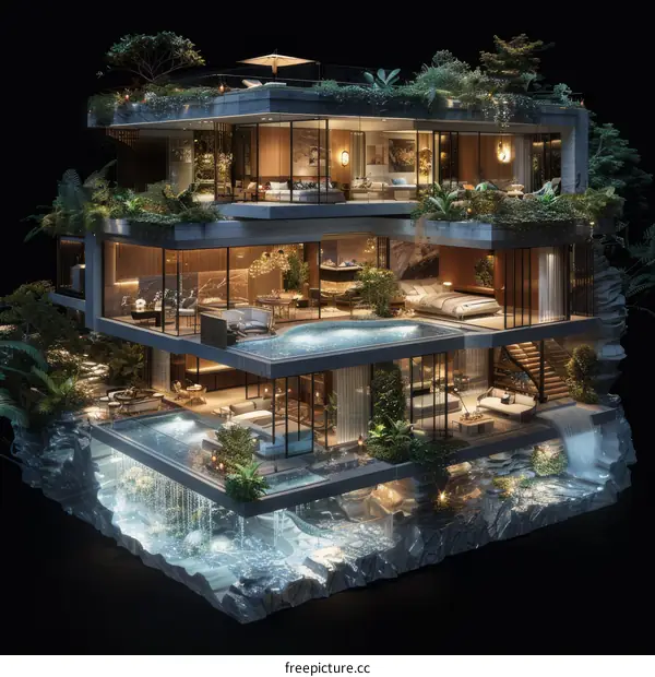 Luxury Villa with Swimming Pool and Garden