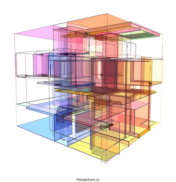 Abstract Building Construction Architecture Design