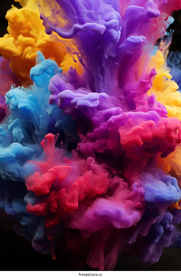 Colorful Smoke Explosion