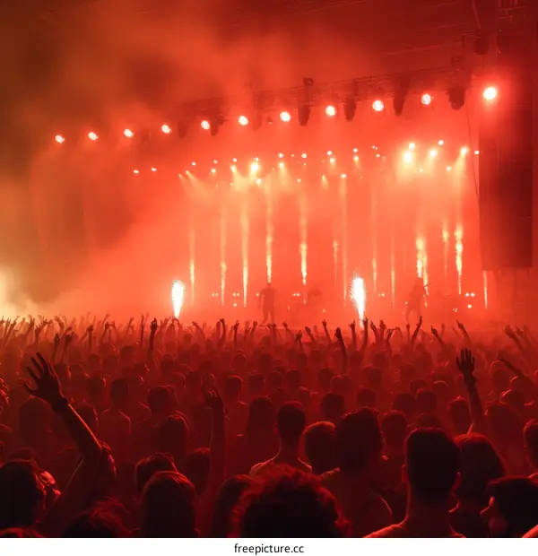 Fireworks at a Concert