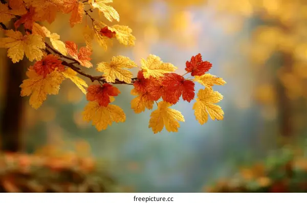 Autumn Leaves in Soft Focus