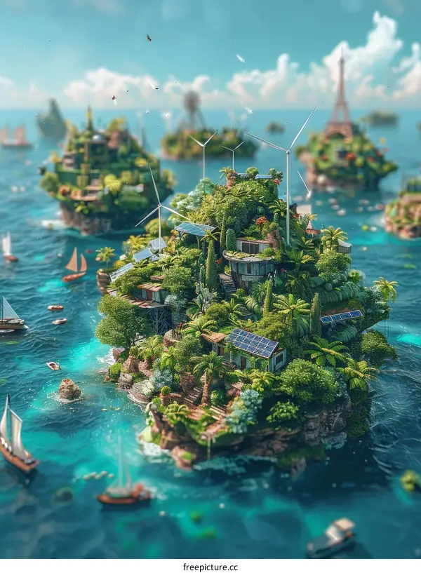 Sustainable Island Communities Embracing Renewable Energy
