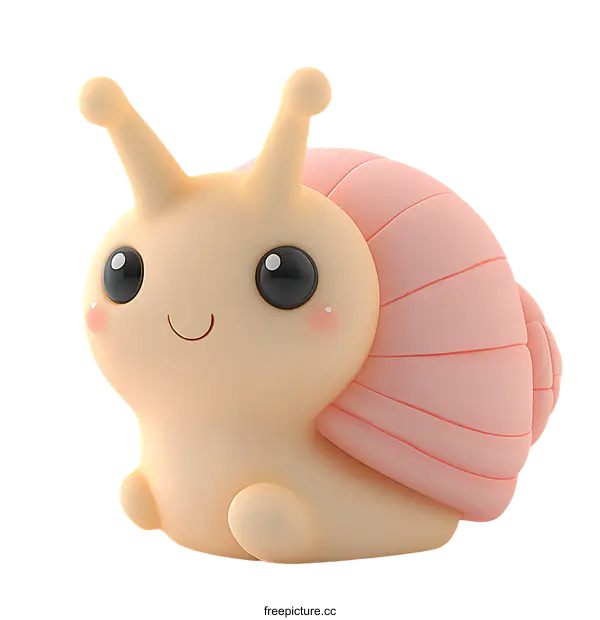 [Transparent Background PNG]Cute Cartoon Snail Illustration